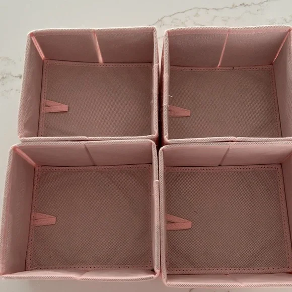 M Design small 7x7 fabric storage boxes-6 total - Picture 2 of 7